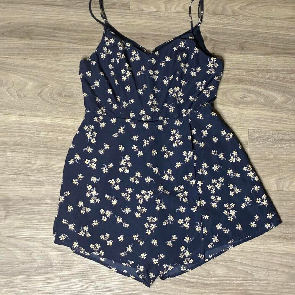Altar-d-state Women's Navy and Blue Playsuit-romper